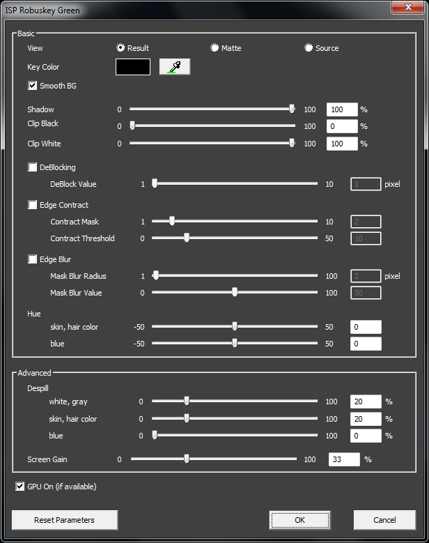 ROBUSKEY's Effect Control Panel