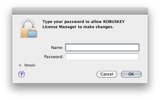 User Authentication (Macintosh)