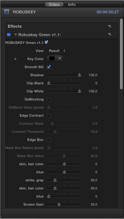 ROBUSKEY's Effect Control Panel