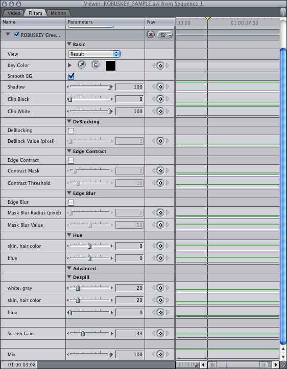 ROBUSKEY's Effect Control Panel