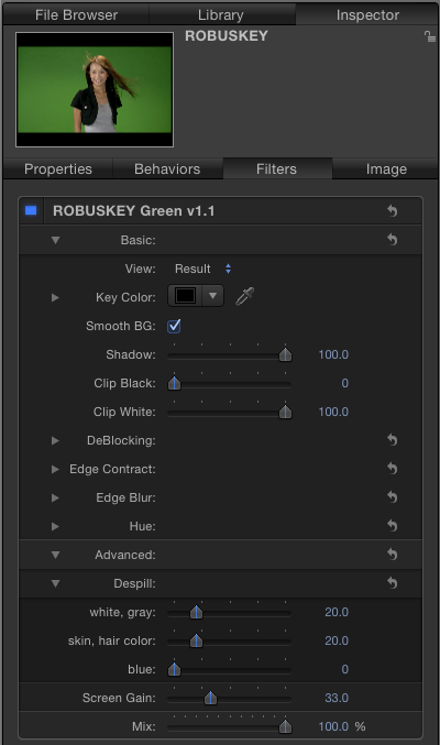 ROBUSKEY's Effect Control Panel