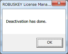 Deactivation Succeeded