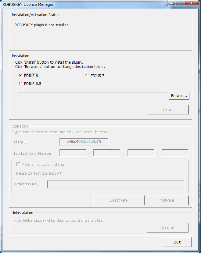 robuskey plugin in edius 6