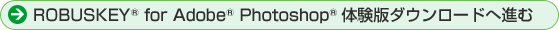 ROBUSKEY for Adobe Photoshop評価版／ダウンロード