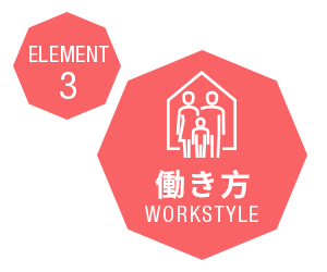 ELEMENT 3 働き方 WORKSTYLE