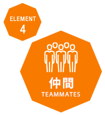 ELEMENT 4 仲間 TEAMMATES