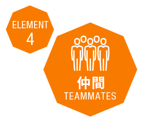 ELEMENT 4 仲間 TEAMMATES