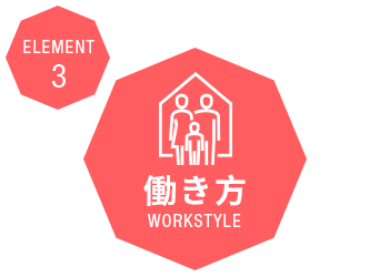 ELEMENT 3 働き方 WORKSTYLE