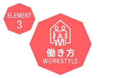 ELEMENT 3 働き方 WORKSTYLE